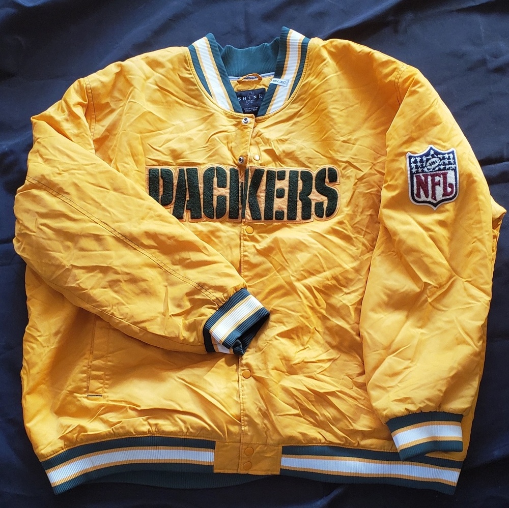 Big MANS REEBOK GREEN BAY PACKERS NFL JACKET